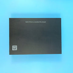 Back cover of Book Decoy with the ✕ mark and QR code